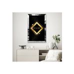 Zevahir Mobilya Dekorasyon GOLD AYNALI PLEKSİ ÇERÇEVELİ DUA ET YAZI TEMALI DİNİ İSLAMİ TABLO - Gümüş 20 x 30