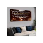 Zevahir Mobilya & Dekorasyon Kanvas Kahverengi Arka Planlı Ismi Azam Duası Saatli Tablo, 120 x 60