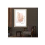 Zevahir Mobilya Dekorasyon Özel Tasarım Modern Tablo Işıklı Ledli Soyut Desen Dijital Baskı Kanvas Tablo 90X60Cm - GÜMÜŞ RENK 50 x 70