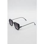 Zevahir Unisex Kare Siyah Metal Çerçeve Güneş Gözlüğü