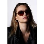Zevahir Unisex Leopar Çerçeve Kahverengi Güneş Gözlüğü
