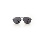 Zevahir Unisex Metal Çerçeve Köprülü Siyah Güneş Gözlüğü