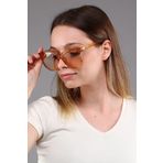 Zevahir Unisex Nude Geniş Çerçeve Güneş Gözlüğü