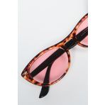 Zevahir Unisex Vintage Leopar Pembe Güneş Gözlüğü