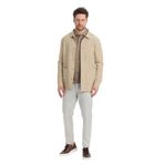 Zevos Erkek Camel Keten Karışımlı Overshirt Baharlık Ceket Yeni Sezon Bej 56