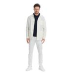 Zevos Erkek Ekru Keten Karışımlı Overshirt Baharlık Ceket Yeni Sezon Ekru 48
