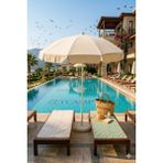 Zey Camping 200CM Kalın Kumaş Plaj Bahçe Balkon Havuz Şemsiye +Taşıma Çantası (bidon hariç ) - 200 cm