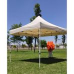 Zey Camping 3x3 Otamatik Bahçe Kamp Taziye Şantiye Çadır - Krem