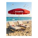 Zey Camping ZEYCAMPİNG SU GEÇİRMEZ 220 CM BÜYÜK BOY PLAJ KAMP BAHÇE BALKON DENİZ TAŞIMA ÇANTASI (BİDON DAHİL )