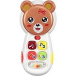 Zey Toys Zeytoys ZEY2023 Müzikli Telefon,oyuncak Müzikli Işıklı Aynalı Telefon - Kahverengi