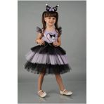 ZEYBABY KUROMİ ELBİSE VE TACI DOĞUM GÜNÜ PARTY MEZUNİNYET ELBİSESİ
