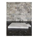 Zeybek Marble Beyaz Mermer Kesme Tahtası & Sunum Tabağı ( Zeybekmarblehome)