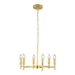 ZEYBİLİŞİM Vaneo 6 Lı Gold Modern Genç Odası Mutfak Salon Avize