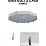 Zeycamping Plaj Kamp Bahçe Balkon Deniz 200 cm Genişlik Taşıma Çantası demir Kazık ( Bidon Hariç ) - Gri