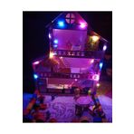 ZeyCan Lazer Led Işık Hediyeli Ahşap Oyun Evi Ledli Oyuncaklı