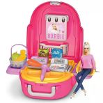 Zeycanhome Barbie Market Set Sırt Çantası 03876 Kız Erkek Çocuk Oyuncak Eğitici Oyuncaklar