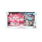 Zeycanhome Bay Dreamy Villa Ve Evcil Hayvanlı Mini Tavşan Oyun Seti Kız Erkek Çocuk Oyuncak Eğitici Oyuncaklar