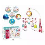 Zeycanhome Bıb648a54 -Vardem Işıklı Müzikli Kumandalı Kırmızı Bebek Dönencesi Kız Erkek Çocuk Oyuncak Eğitici O