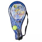 Zeycanhome Çantalı Tenis Raketi - 25841-12 Kız Erkek Çocuk Oyuncak Eğitici Oyuncaklar