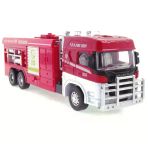 Zeycanhome Die Cast Model Çek Bırak Merdivenli İtfaiye Kamyonu Kız Erkek Çocuk Oyuncak Eğitici Oyuncaklar