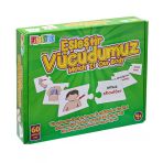 Zeycanhome Edu-1008 Vücudumuz Eşleştir Oyunu -Chiva Kız Erkek Çocuk Oyuncak Eğitici Oyuncaklar