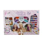 Zeycanhome Hobi Set 3 İn 1 Set Boncuk Takı Tasarım Seti Kız Erkek Çocuk Oyuncak Eğitici Oyuncaklar