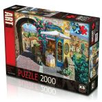 Zeycanhome Ks Puzzle 2000 Parça Ristorante Antico Martini Kız Erkek Çocuk Oyuncak Eğitici Oyuncaklar