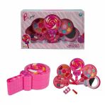 Zeycanhome Lolipop Şekilli 4 Katlı Makyaj Güzellik Seti Kız Erkek Çocuk Oyuncak Eğitici Oyuncaklar