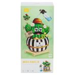 Zeycanhome Lz1245 Loz Kaktüs Blok Seti -Vagon Life Kız Erkek Çocuk Oyuncak Eğitici Oyuncaklar