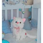 Zeycanhome Peluş Kedi 33Cm Halley Kız Erkek Çocuk Oyuncak Eğitici Oyuncaklar