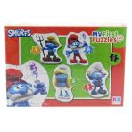 Zeycanhome Şirinler My First Puzzle Kız Erkek Çocuk Oyuncak Eğitici Oyuncaklar