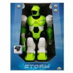 Zeycanhome Storm Brave Sesli Ve Işıklı Yürüyen Robot 25Cm Kız Erkek Çocuk Oyuncak Eğitici Oyuncaklar