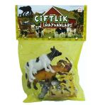 Zeycanhome Sunman Çiftlik Hayvanları Poşetli Kız Erkek Çocuk Oyuncak Eğitici Oyuncaklar