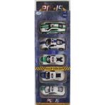 Zeycanhome Sürtmeli Die Cast 5'Li Metal Polis Araçları Kız Erkek Çocuk Oyuncak Eğitici Oyuncaklar
