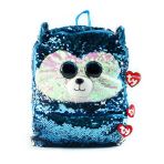 Zeycanhome Ty Fashion Pullu Sırt Çantası Hushy Köpek Slush 27Cm Kız Erkek Çocuk Oyuncak Eğitici Oyuncaklar