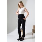 ZEYCEN Hamile Likralı Beli Ayarlanabilir Esnek Double Kumaş Cigarette Pantolon