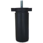 Zeygen Orta Plastik Mobilya Koltuk Kanepe Ayağı 6 Adet Siyah 10 - 14 cm 5/16 Vida (Vida Ölçüsüne Dikkat)