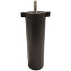 Zeygen (Vida Ölçüsüne Dikkat) - Orta Plastik Mobilya Koltuk Kanepe Ayağı 4 Adet Siyah 14 - 19 cm 5/16 Vida