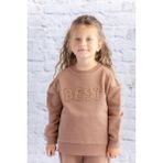 Zeyland Kız Çocuk Nakış Detaylı Sweatshirt - Kahve - 7 - 8 Yaş
