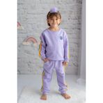 Zeyland Kız Çocuk Şeritli Eşofman Takımı - Lila - 5 - 6 Yaş