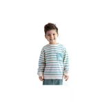 Zeyland QTEAE9AZDL-34 Erkek Çocuk Çizgili Cep Detaylı Sweatshirt - Mint
