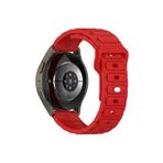 Zeyline Huawei Honor Magic 2 46mm Zore KRD-132 22mm Silikon Kordon Strap Kayış - Kırmızı