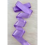 ZEYMERADE 4 Cm Lila Çift Taraflı Saten Kurdele 10 Metre, Bohça Çeyiz Özel Gün Hediye Süsleme Kurdelesi
