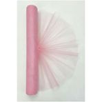 ZEYMERADE Bebe Pembe İran Grek Tül, Nişan Çeyiz Bohça Kapı Doğum Günü Konvoy Parti Süsleme, 1 Metre (En 70cm)