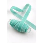 ZEYMERADE Buz Mavi Kadife Kurdele 1cm 5mt, Gelin, Damat, Bohça, Nişan, Çeyiz, Nikah, Hediye, Şeker, Süsleme