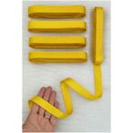 ZEYMERADE Civciv Sarı Grogren Kurdele 2 Cm 10 Mt, Bohça Çeyiz Düğün Doğum Günü Hediye Paketleme Süsleme