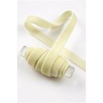 ZEYMERADE Ekru Kadife Kurdele 1cm 5mt, Gelin, Damat, Bohça, Nişan, Çeyiz, Nikah, Hediye, Şeker, Süsleme