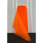 Zeymerade Fosforlu Neon Turuncu Süsleme Tülü, Bohça Çeyiz Gelin Damat Nişan Nikah Konvoy Hediye Süsü,100x300cm