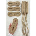 ZEYMERADE Jüt Hasır Kurdele 1.5 cm 10 mt, Gelin, Bohça, Nişan, Çeyiz, Hediye, Paketleme, Süsleme, Nikah