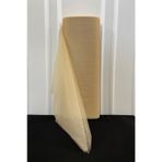 Zeymerade Kapuçino Bohça Süsleme Tülü, Nişan Bohça Süsü, Kapı Doğum Günü Parti Süsleme Tülü, 100x300cm
